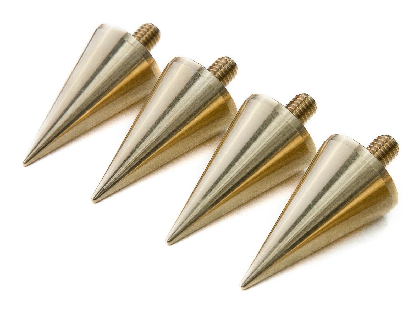 BIG - Speaker Spike 20mm dia M8 for speakers sub or rack BRASS